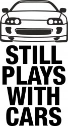 Still plays with cars